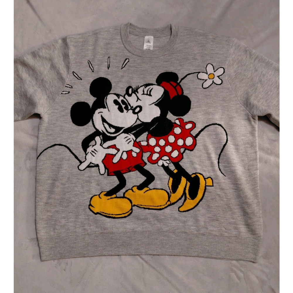 Disney Mickey and Minnie Mouse Classic Thick Knit Pullover Sweater Size 3X - Picture 2 of 8